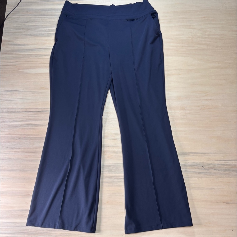 STYLUS Navy Boot Cut Flare Pants Size XL